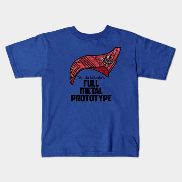 Full Metal Prototype Kids T-Shirt by TrulyMadlyGeekly